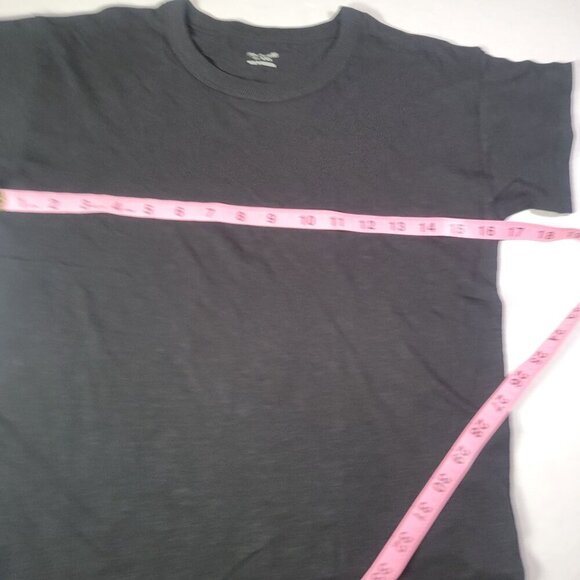 Madewell Women Black Classic Casual Cotton Crewneck T-Shirt Size XXS - Picture 6 of 7
